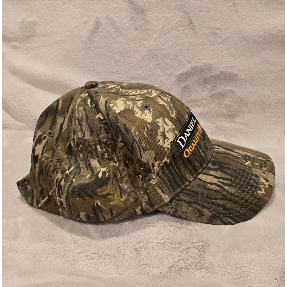 Daniel Boone Quality Log Homes Camo Hunting‎ Hat Adjustable Cap